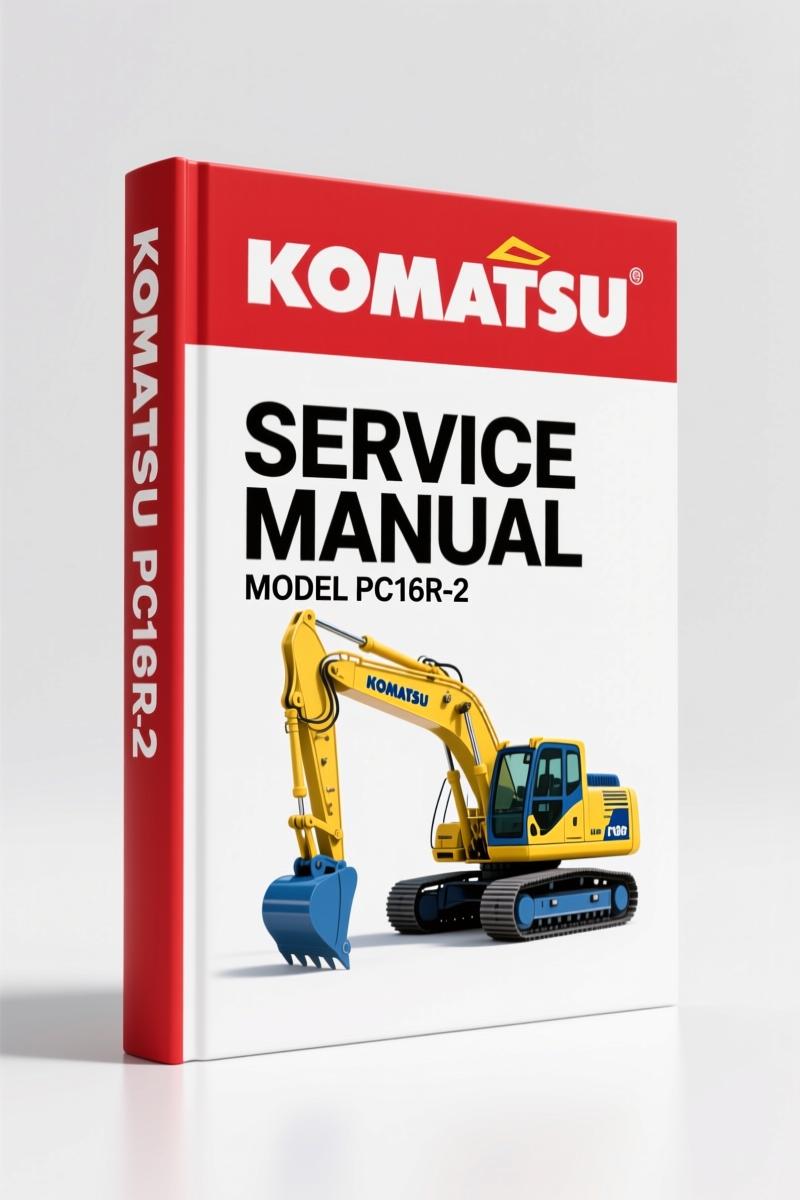 Komatsu PC16R-2 Service Manual – Factory O&M Specs