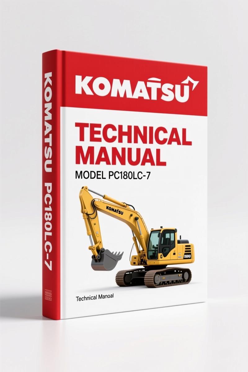 Komatsu PC180LC-7 Technical Manual – 20 Pages of Factory Specs