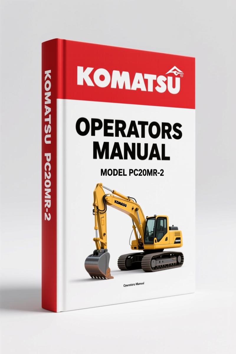 Komatsu PC20MR-2 Operators Manual – Factory Specs & Safety