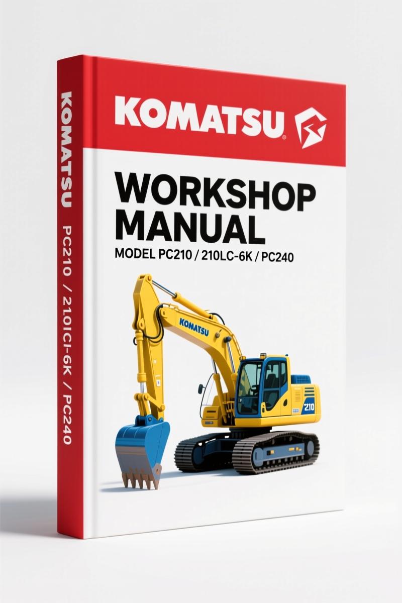 Komatsu PC210 Parts Catalog – 959 Pages OEM Exploded Views for Engine & Hydraulics