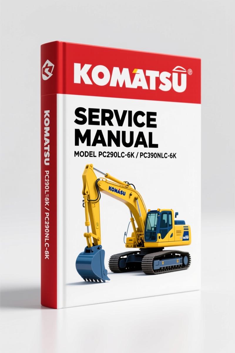 Komatsu PC290LC-6K, PC290NLC-6K Service Manual – 673 Pages