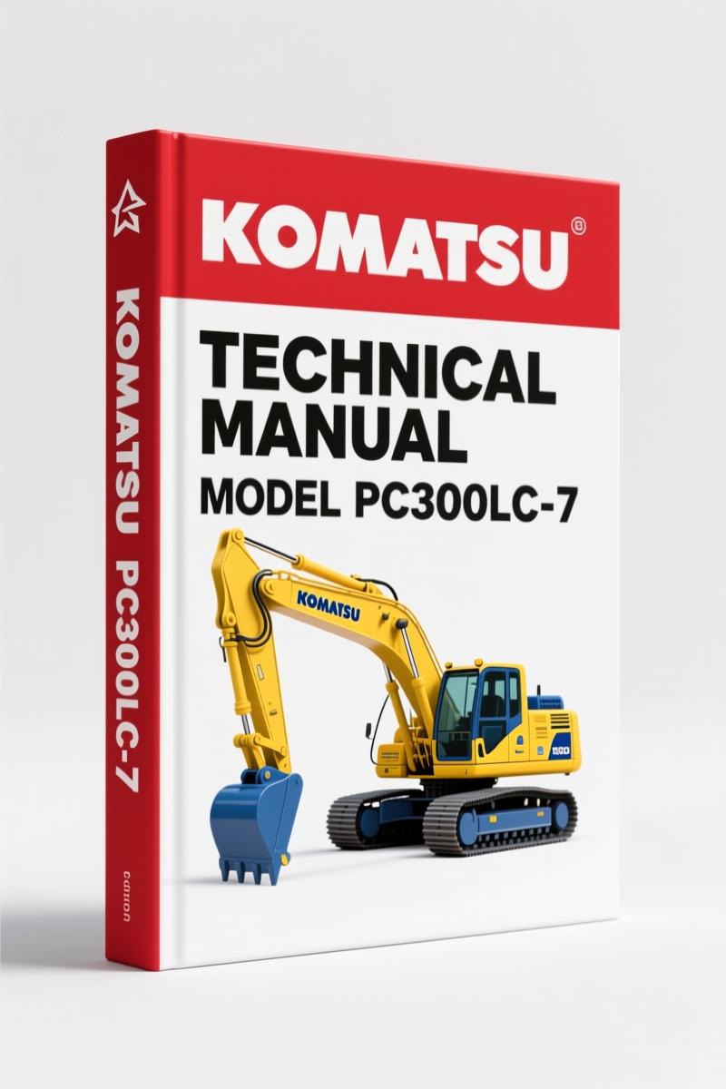 Komatsu PC300LC-7 Technical Manual – 45 Pages of Factory Specs