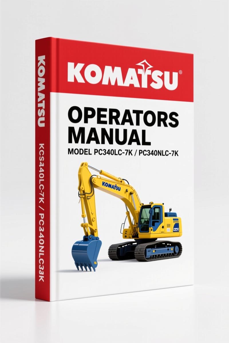 Komatsu PC340LC-7K, 340NLC-7K 2002 Workshop Manual – 630 Pages