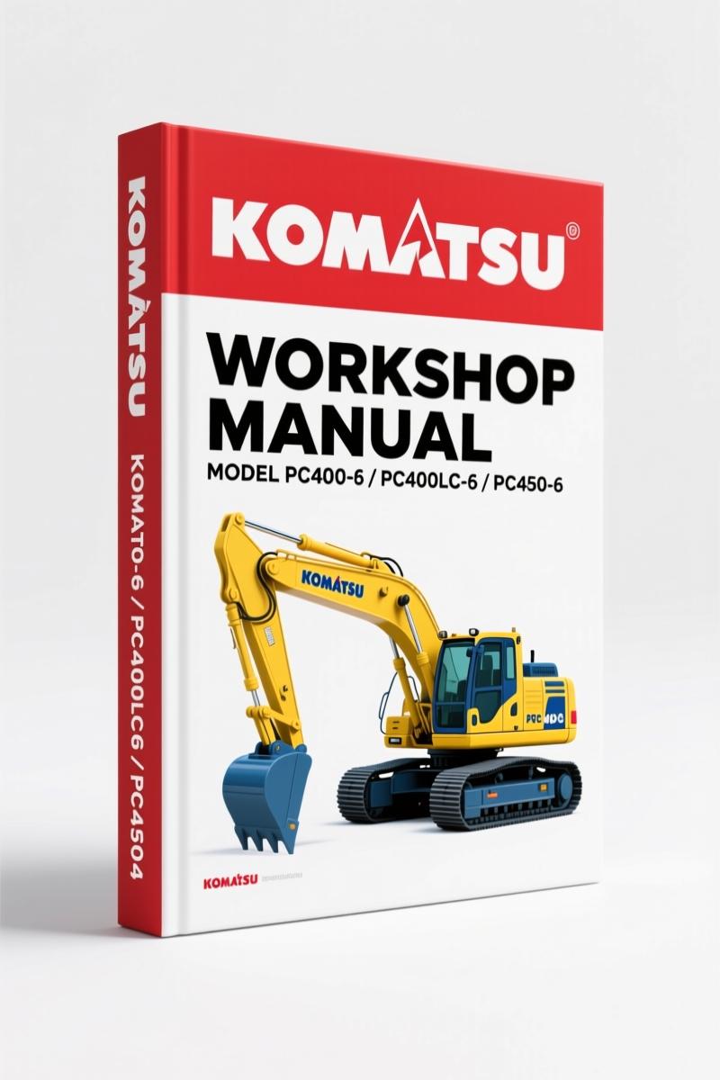 Komatsu PC450-6, PC450LC-6, PC400-6, PC400LC-6 2004 Workshop Manual