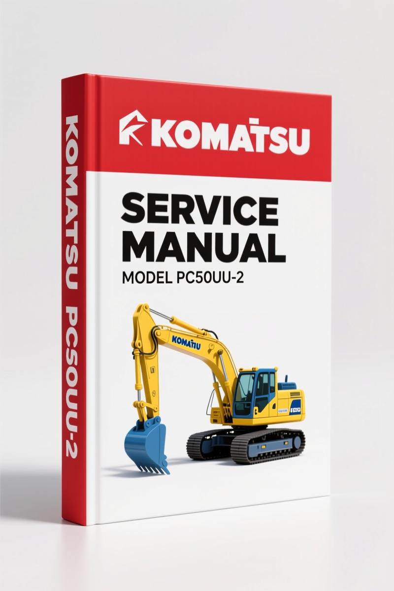 Komatsu PC50UU-2 2001 Service Manual – Factory Specs for Hydraulic Excavator