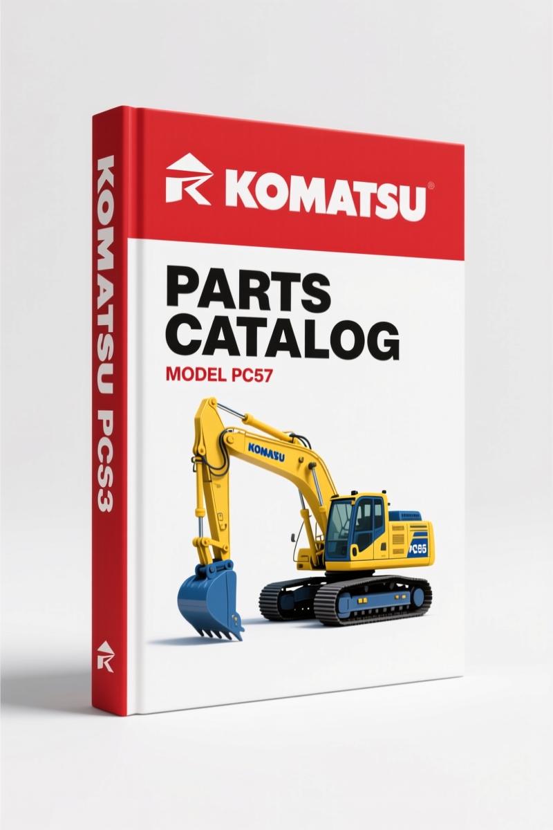 Komatsu Pc55 Parts Catalog – 630 Pages of Factory Exploded Views and Part Indexing