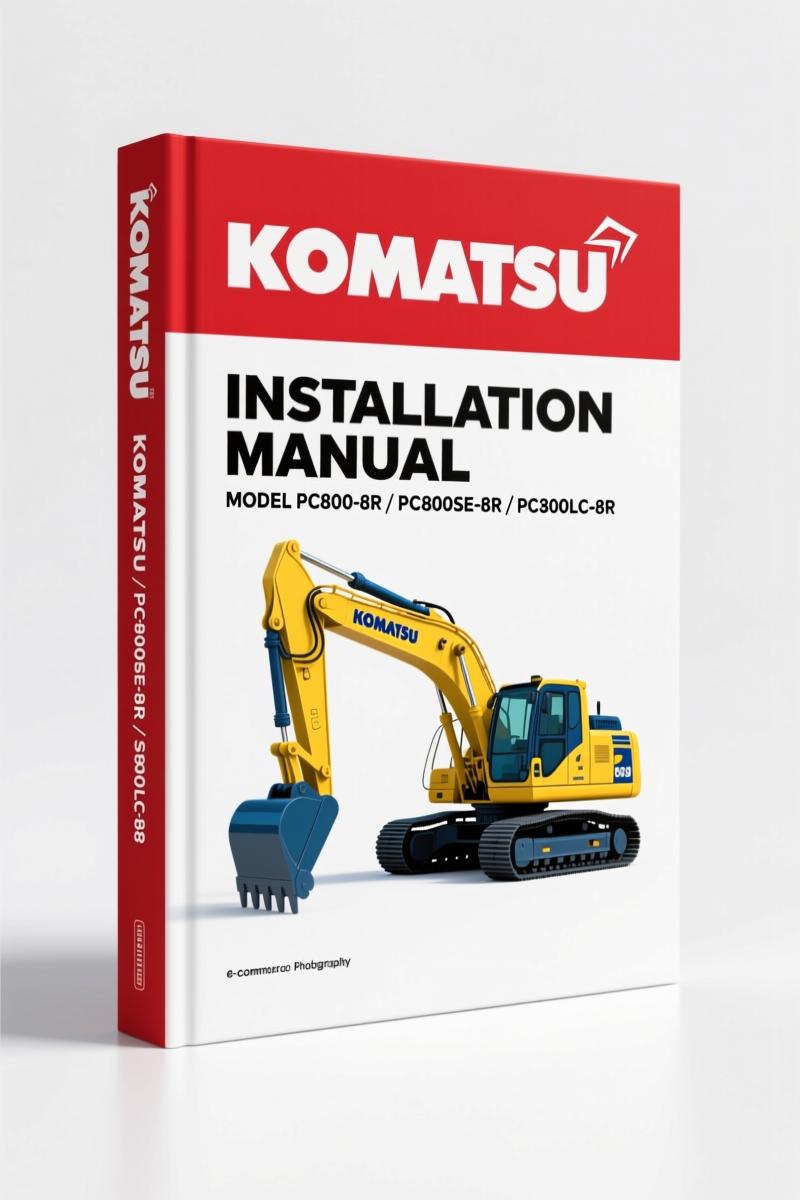 Komatsu PC800-8R, PC800SE-8R, PC800LC-8R, PC850-8R, PC850SE-8R Installation Manual – 177 Pages of Factory Assembly Specs