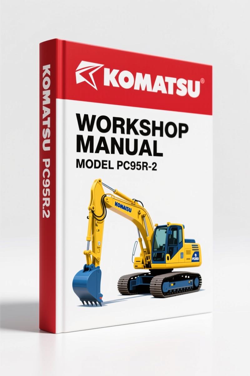 Komatsu PC95R-2 2000 Operators Manual – Factory Specs & Safety