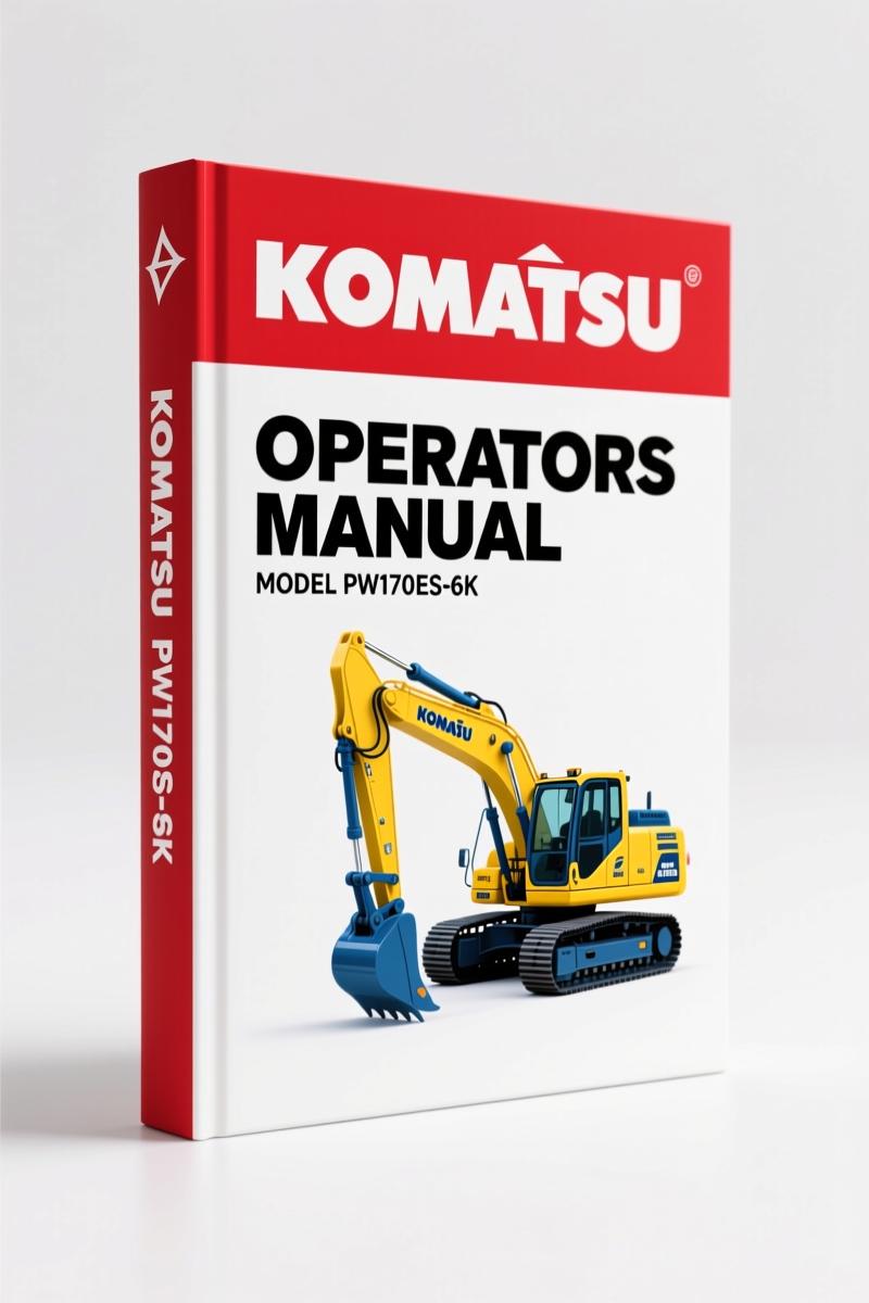 Komatsu PW170ES-6K 2001 Workshop Manual – 667 Pages of Factory Specs