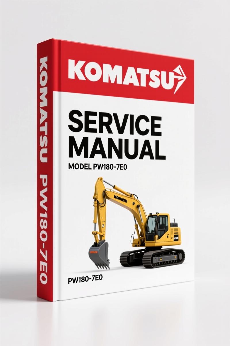 Komatsu PW180-7E0 Service Manual | 450 Pages OEM Repair Data