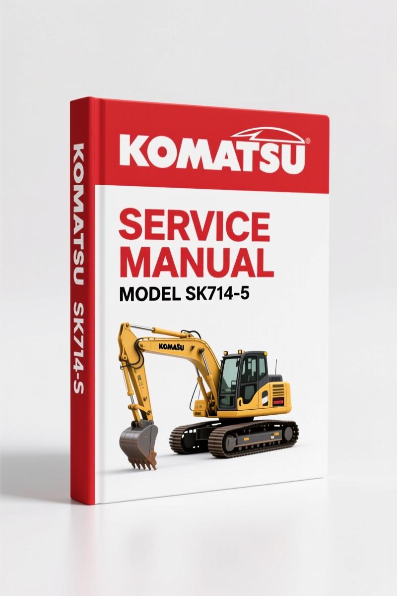 Komatsu SK714-5, SK815-5 Service Manual – Factory Torque Specs & Diagrams