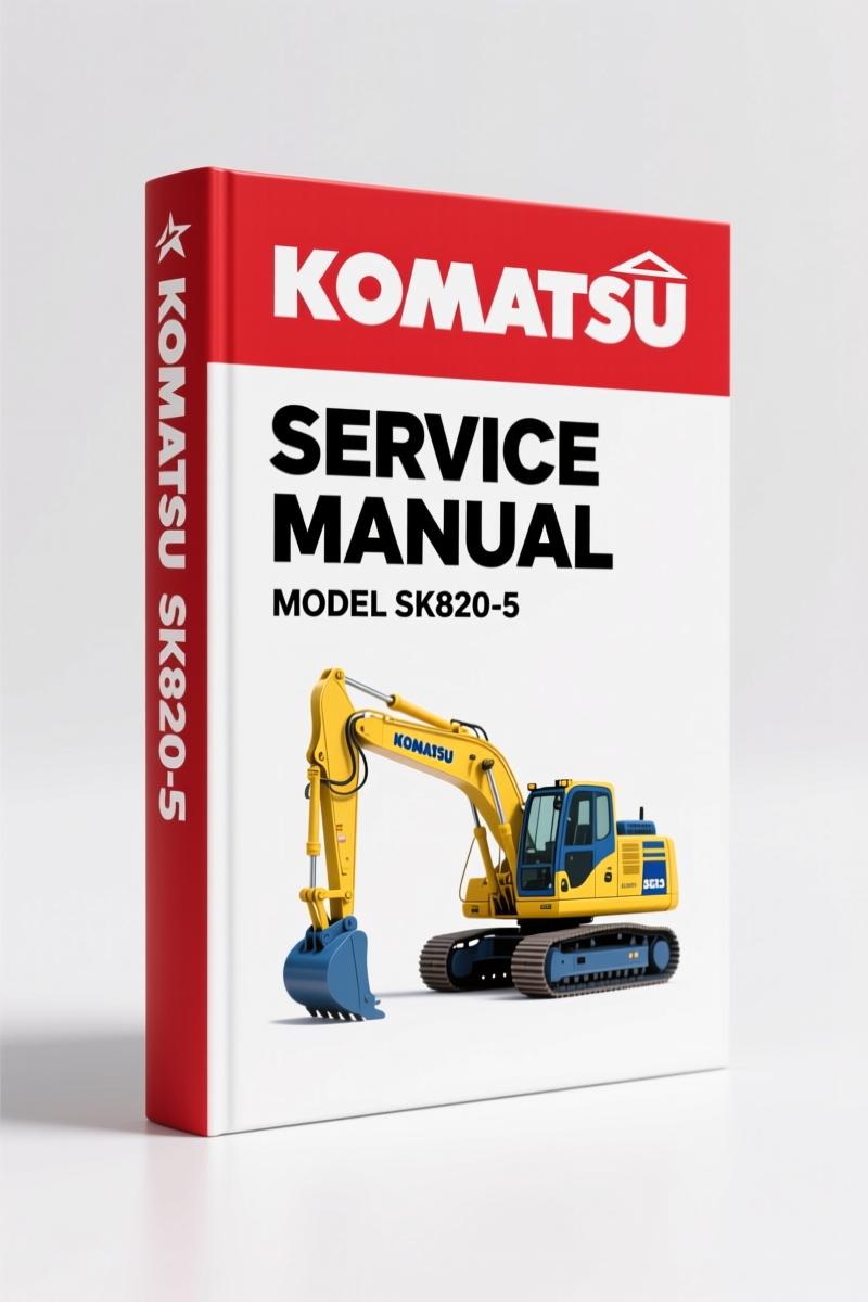 Komatsu SK820-5 Service Manual – Factory Operation & Maintenance Specs