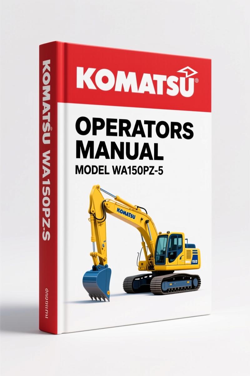 Komatsu WA150PZ-5 2005 Operators Manual – 289 Pages