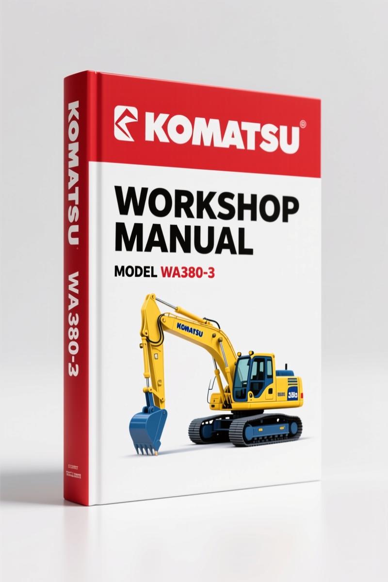 Komatsu WA380-3 1997 Workshop Manual – Factory Specs