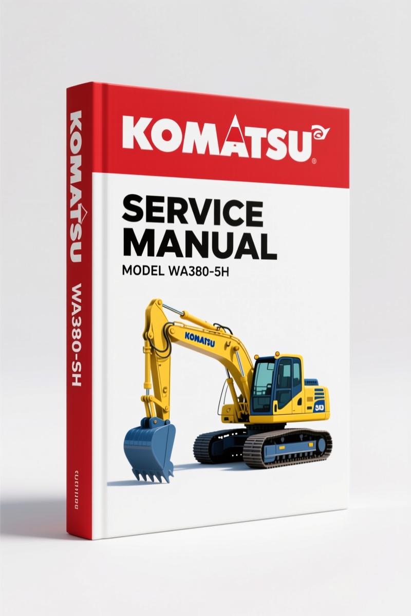 Komatsu WA380-5H Service Manual – 299 Pages of Factory OEM Specs