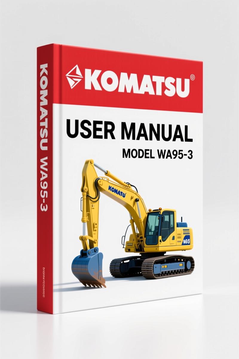 Komatsu WA95-3 User Manual – Factory Operation & Safety Documentation