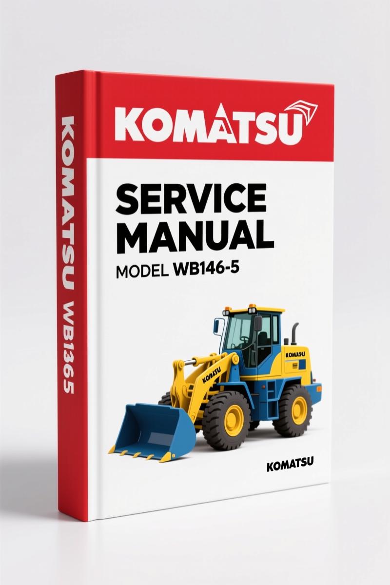 Komatsu WB146-5 2007 Workshop Manual – Factory Specs