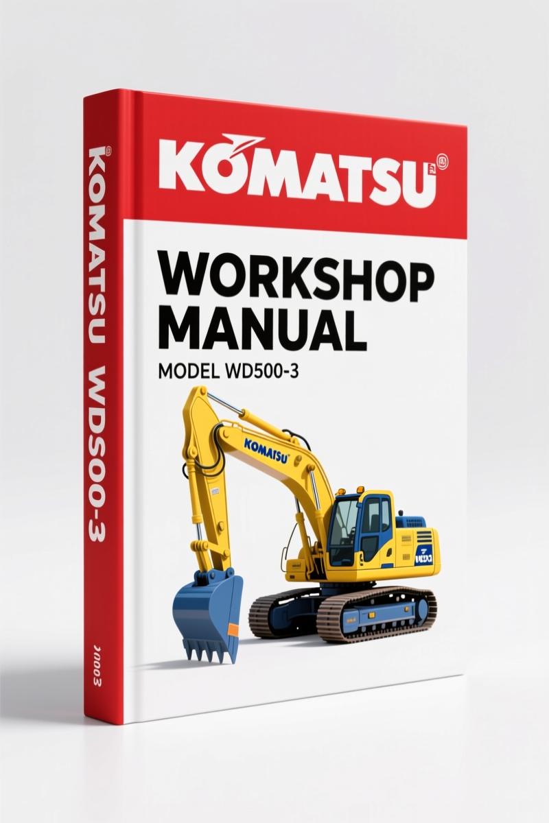 Komatsu WD500-3 Workshop Manual – Factory Specs & Repair Data