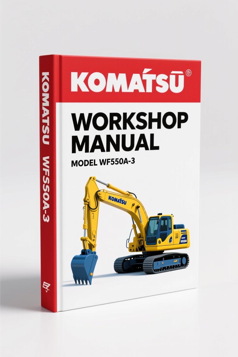 Komatsu WF550A-3 Installation Manual – 34 Pages of Factory Assembly Specs