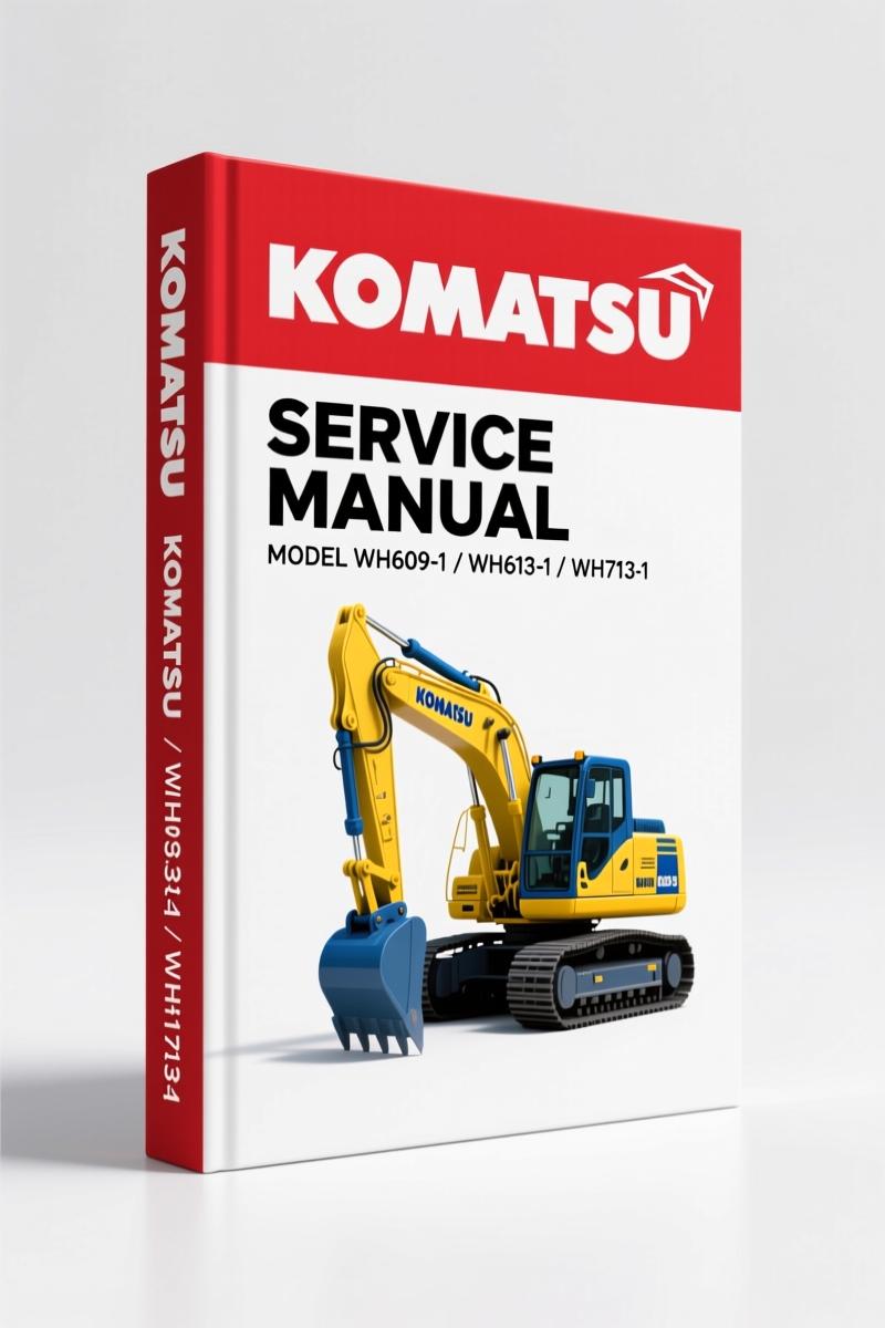 Komatsu WH609-1, WH613-1 Parts Catalog – 347 Pages OEM Indexing