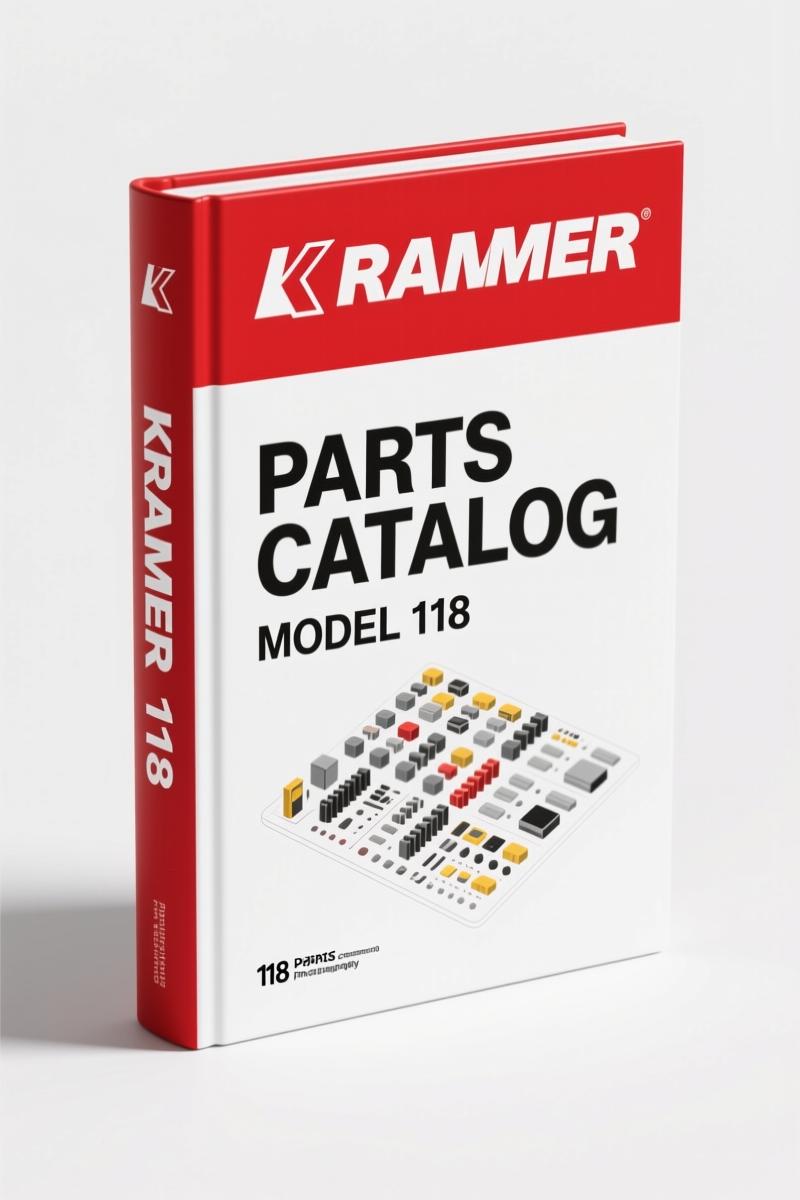 Kramer 118 Parts Catalog – Factory Spare Parts Index for Construction Equipment