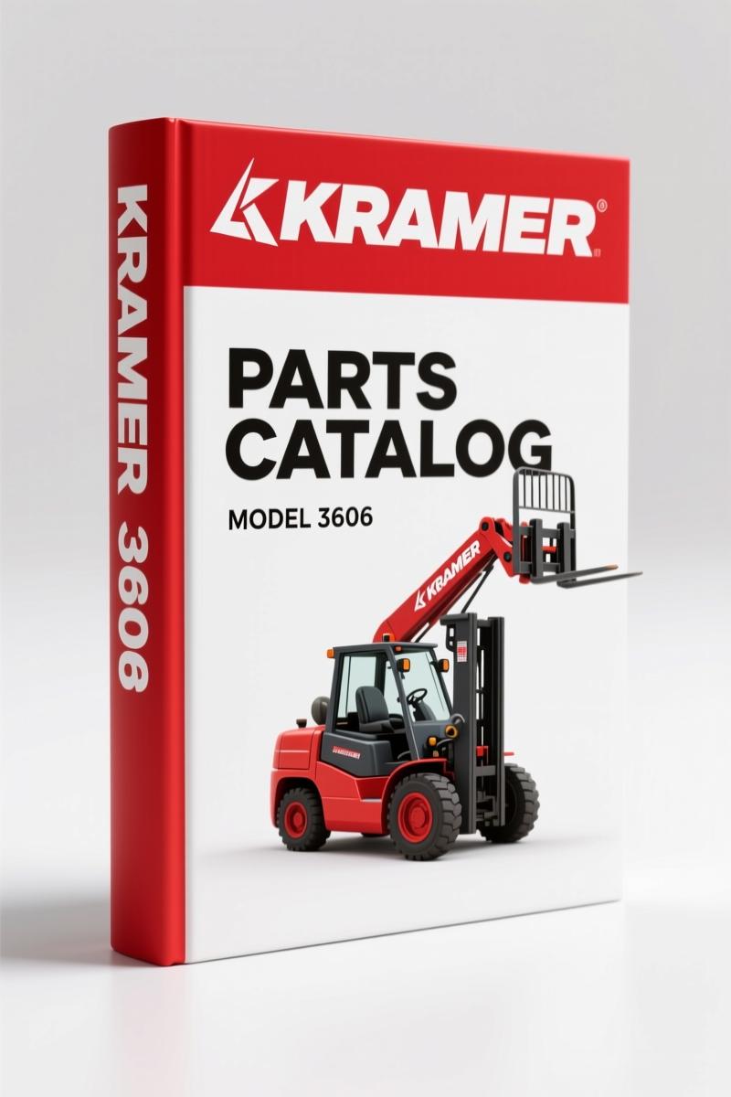 Kramer 3606 2008 Parts Catalog – Factory Spare Parts Index