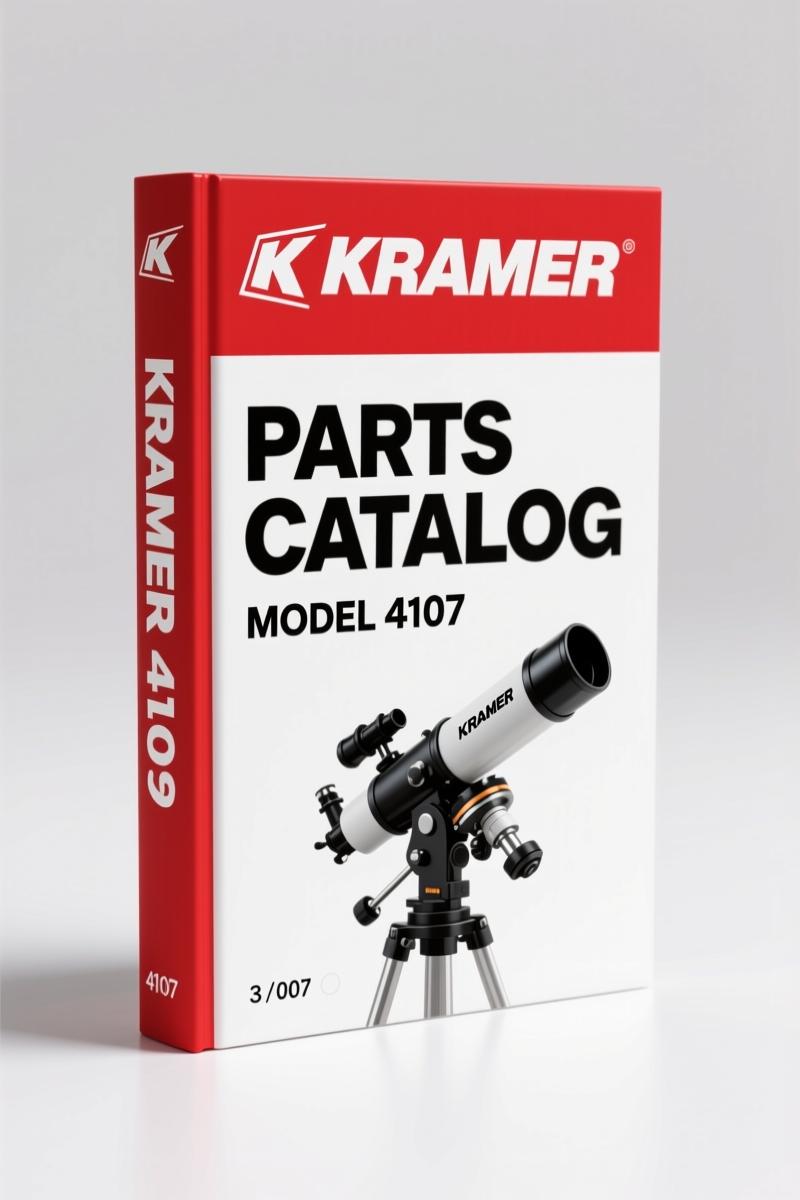 Kramer 4107 Parts Catalog – Factory Spare Parts Index for Telescope Loader