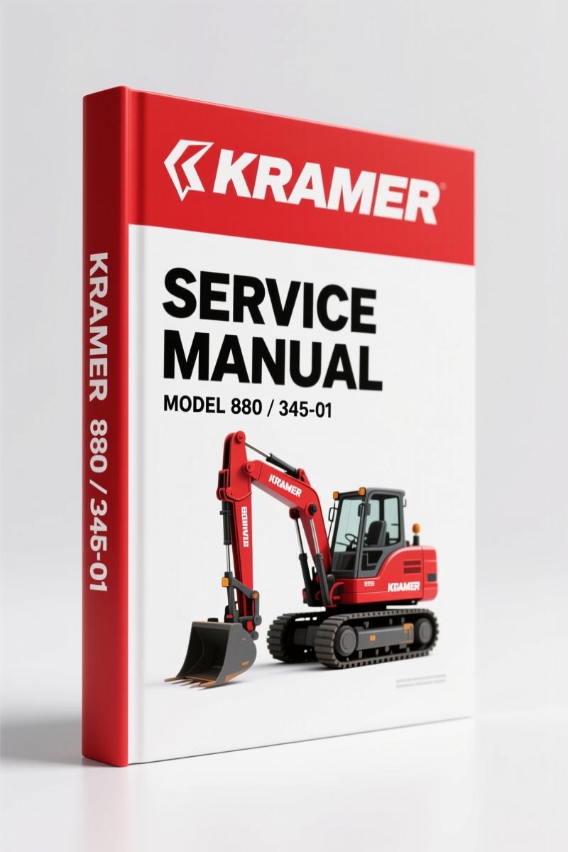 Kramer 880, 345-01 2005 Service Manual – Factory Specs for Wheel Loader