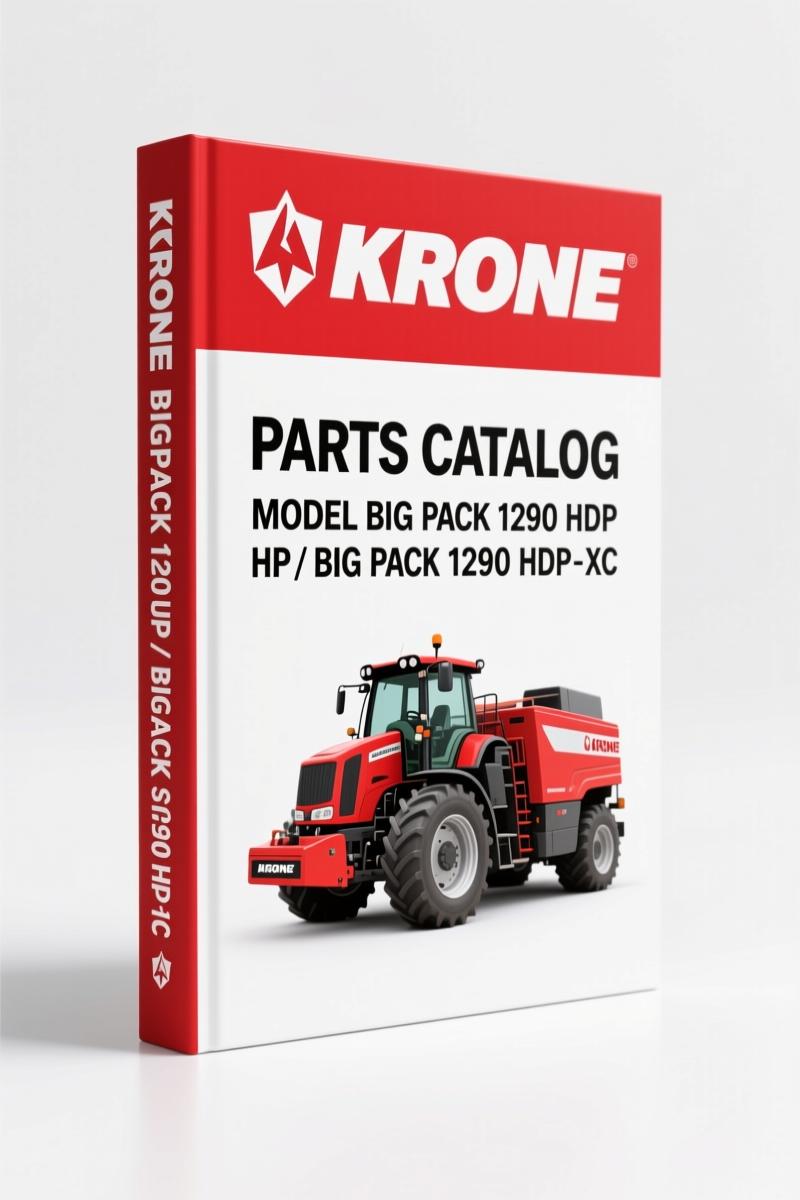 Krone Big Pack 1290 HDP Parts Catalog 2007 – OEM Diagrams