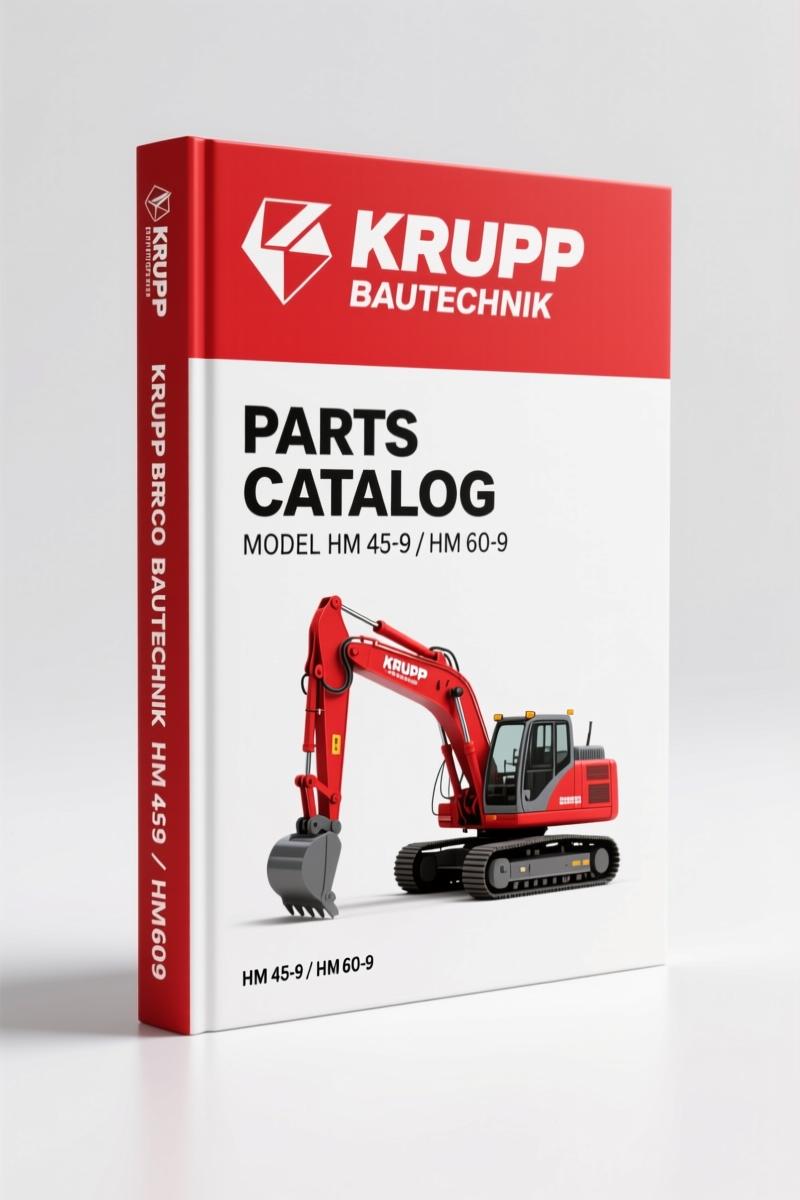 Krupp Berco Bautechnik HM 45-9, HM 60-9 2002 Parts Catalog