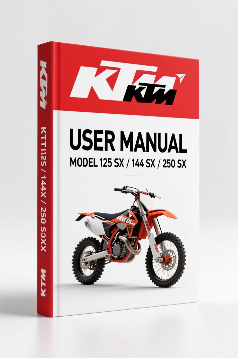 KTM 125 SX, 144 SX, 250 SX 2008 User Manual – Factory Specs
