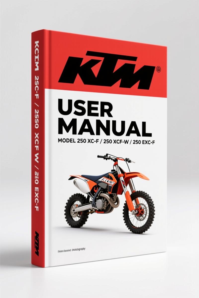 KTM 400 XC-W, 450 XC-W, 250 XC-F, 250 XCF-W, 250 EXC-F 2007 User Manual