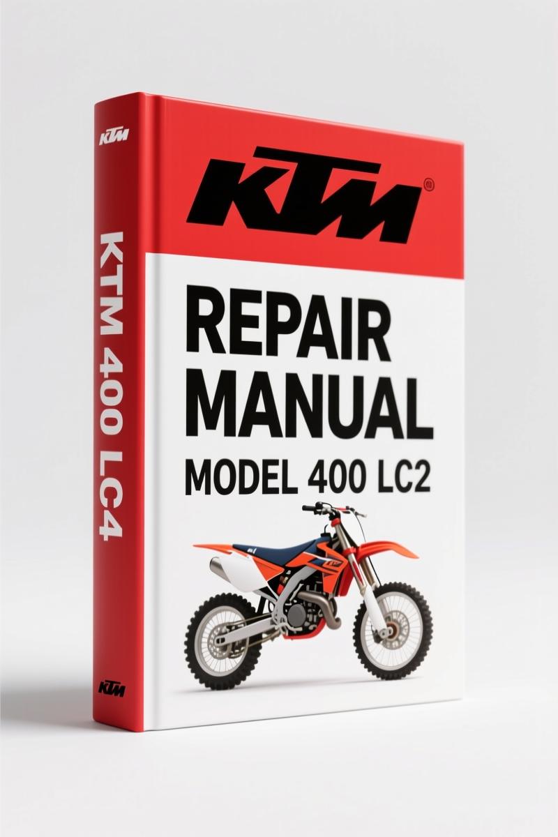 KTM 400 LC4, 620 LC4 1997 Repair Manual – Factory Engine Specs