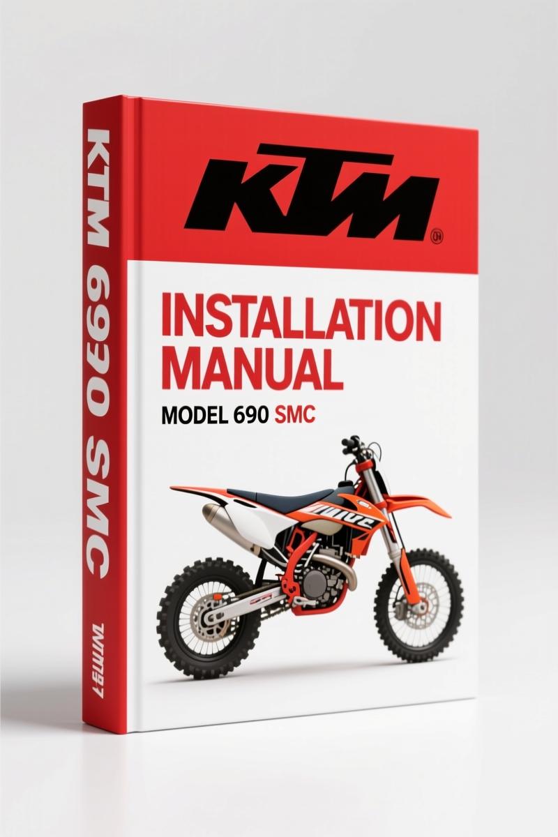 KTM 690 SMC 2008 Installation Manual – Factory Setup Specs