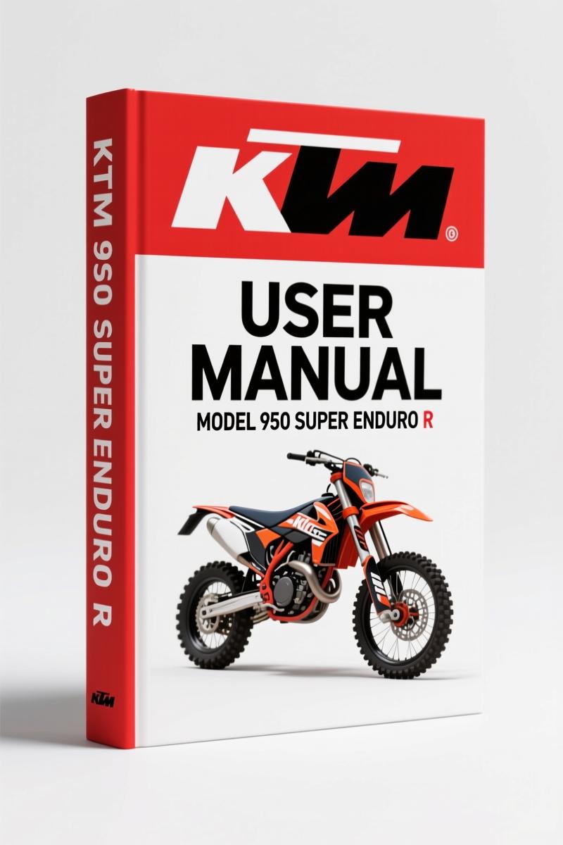 KTM 950 Super Enduro R 2008 User Manual – OEM Owner's Document