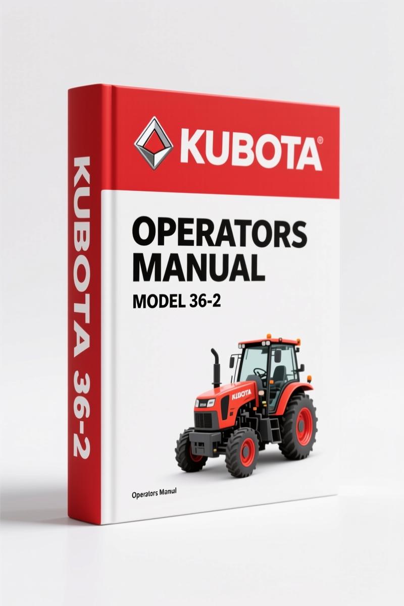 Kubota 61-2, 71-2, 36-2, 41-2 S, 41-2 V Operators Manual – 134 Pages