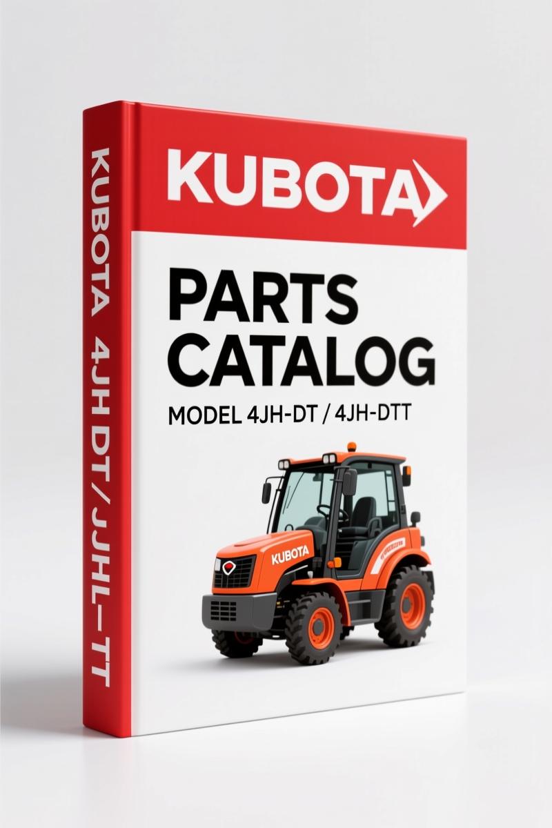 Kubota 4JH-DT, 4JH-DTT 1997 Parts Catalog – 101 Pages OEM