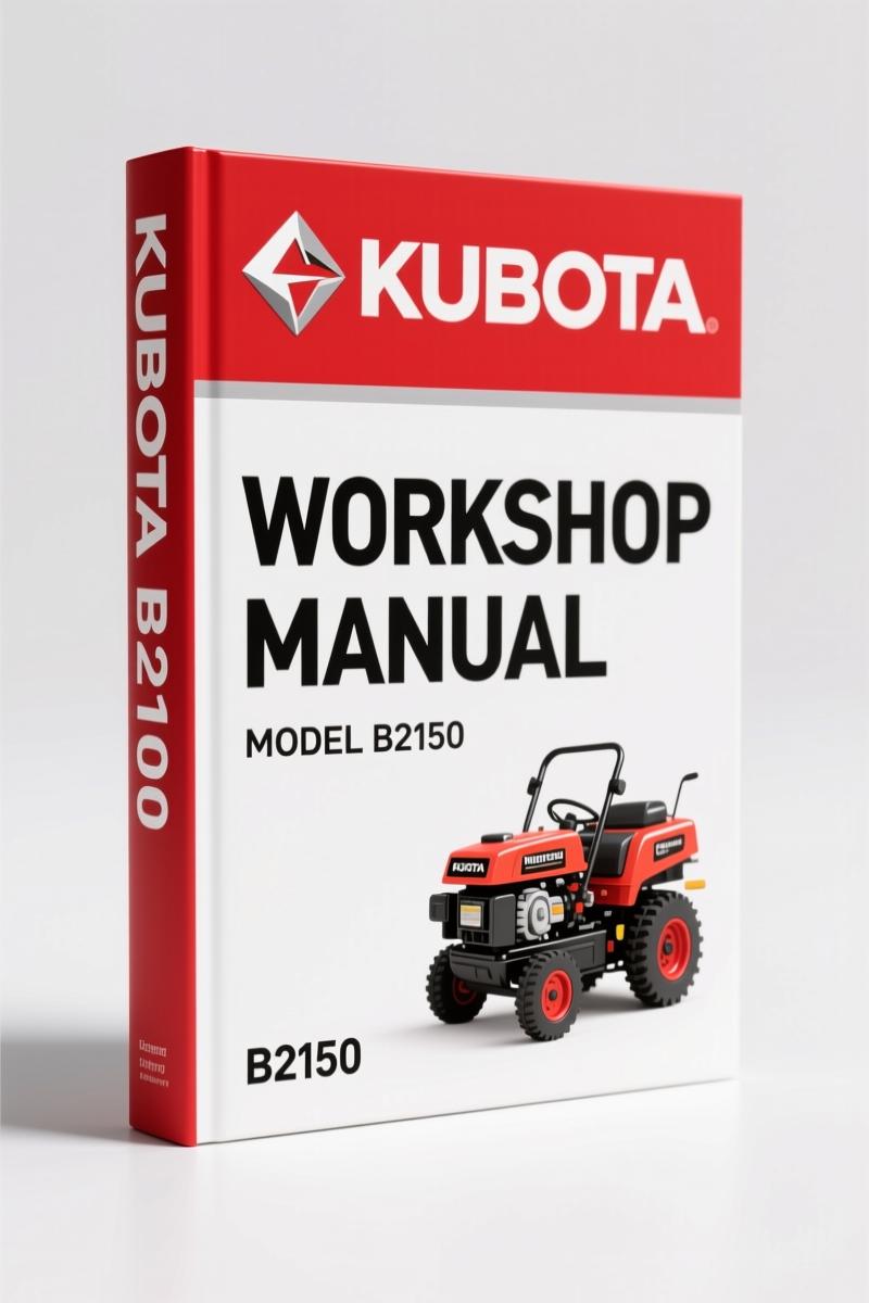 Kubota B1550, B1550HST, B1750, B1750HST, B2150 Workshop Manual – 634 Pages