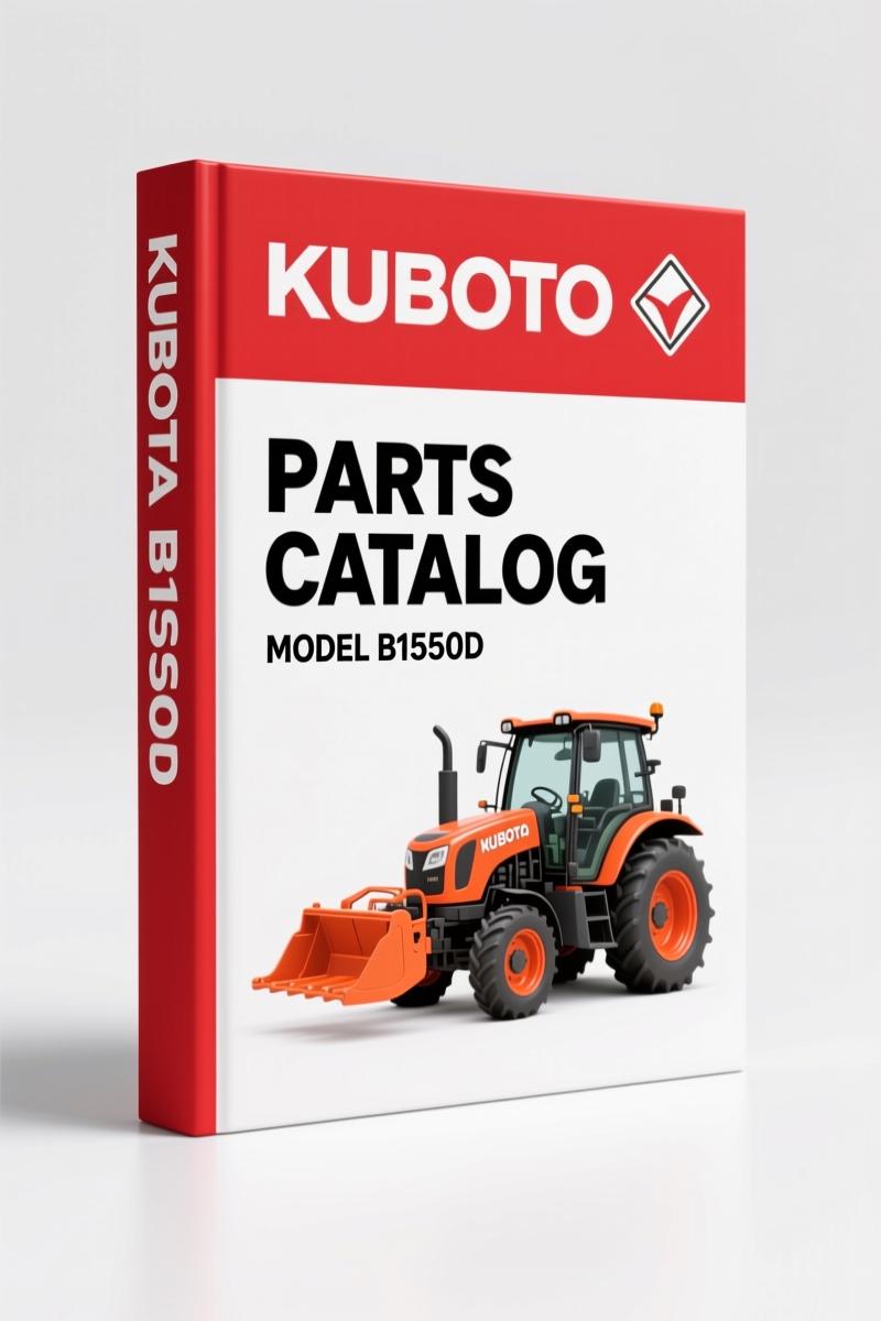 Kubota B1550D Parts Catalog – 302 Pages OEM Parts Breakdown