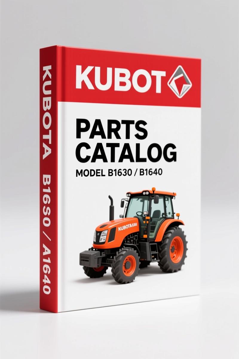 Kubota B1630, B1640 Parts Catalog – 34-Page OEM Parts Breakdown