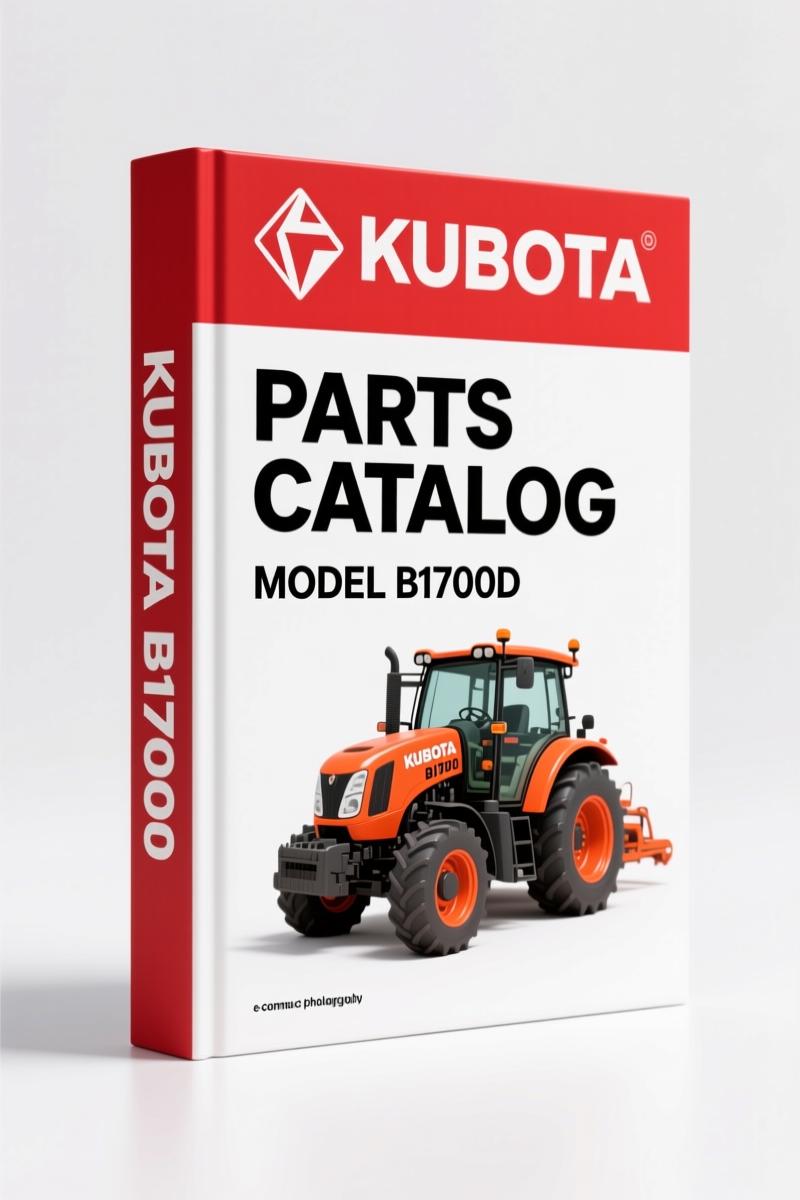 Kubota B1700D Parts Catalog – 261 Pages OEM Parts Breakdown
