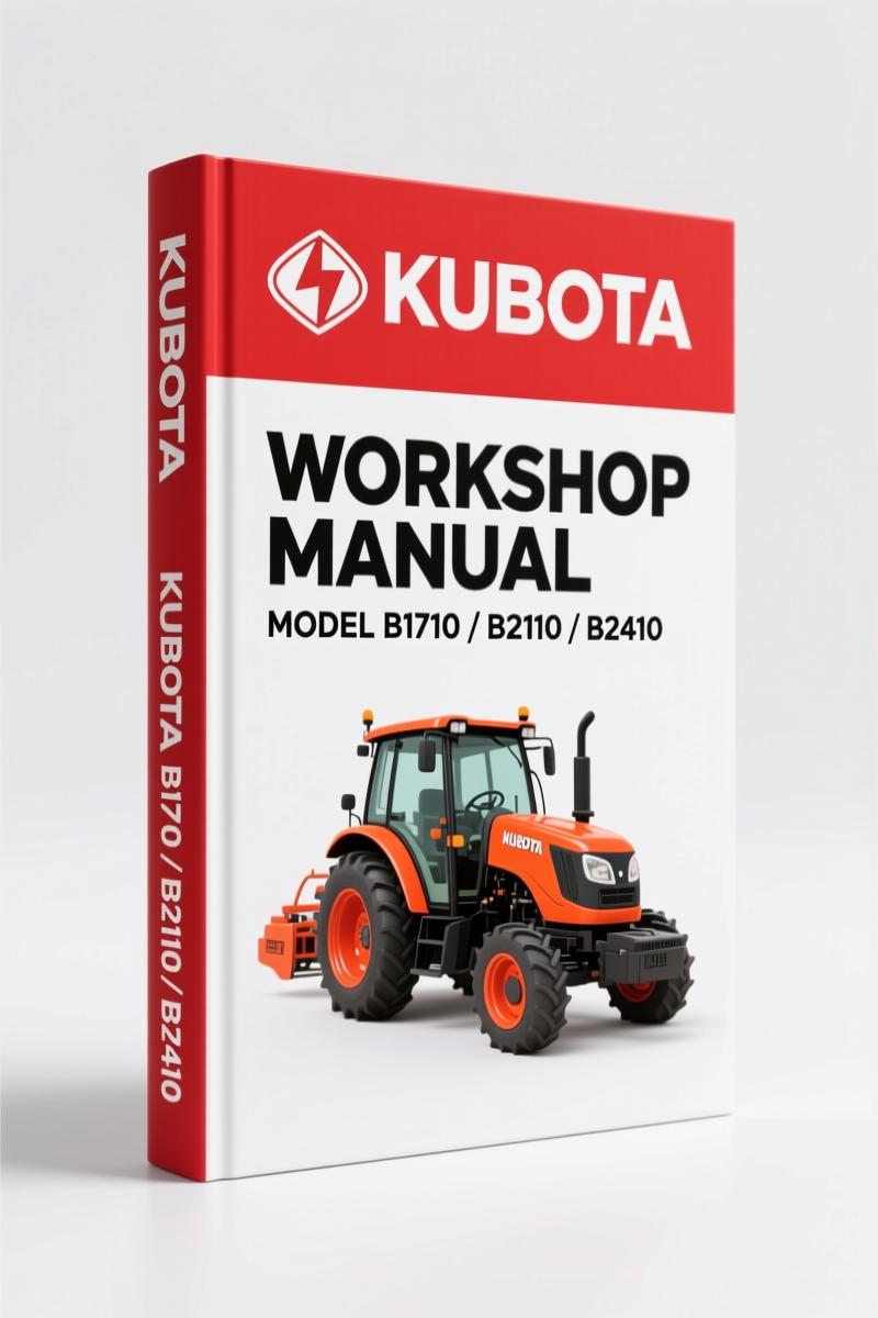 Kubota B2410, B2710, B1710, B2110 2001 Workshop Manual – Factory Specs