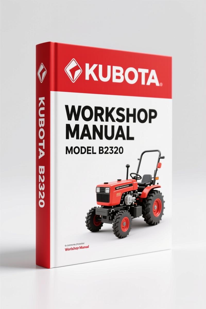 Kubota B2320 B2620 B2920 B2320NARROW Operators Manual – Factory Specs