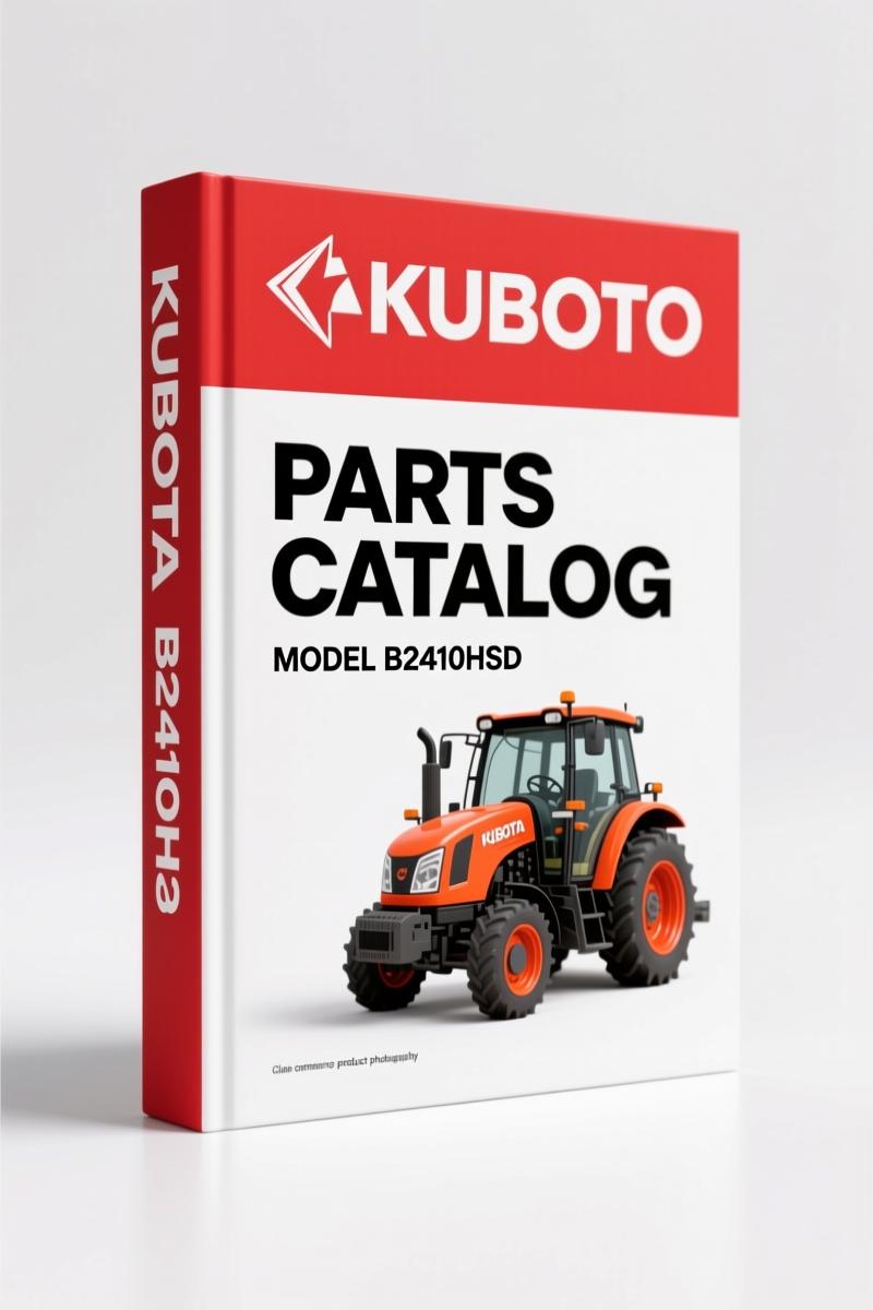 Kubota B2410HSD Parts Catalog – 334 Pages OEM Parts Breakdown