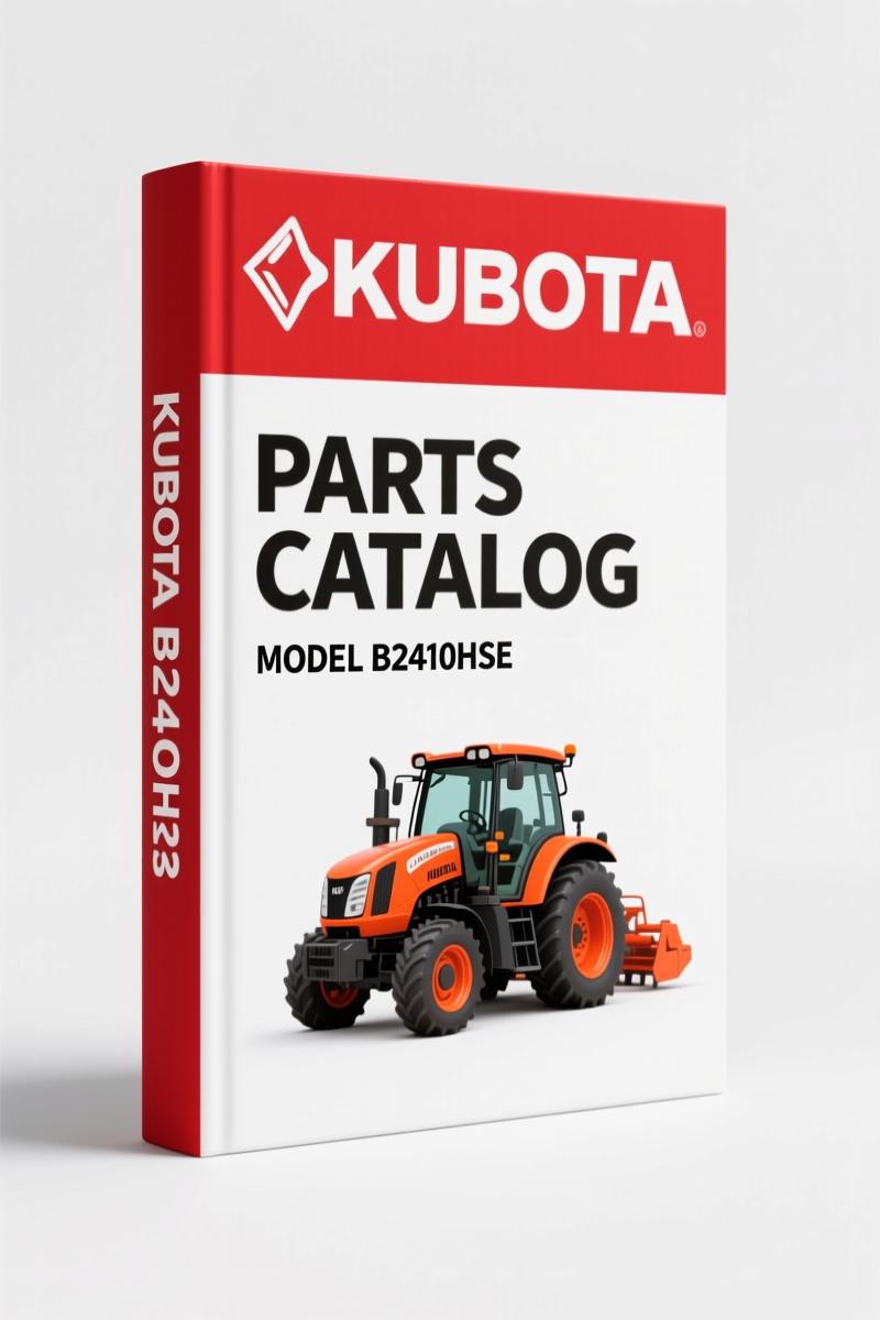 Kubota B2410HSE Parts Catalog – Factory Parts Breakdown for 2WD Tractors