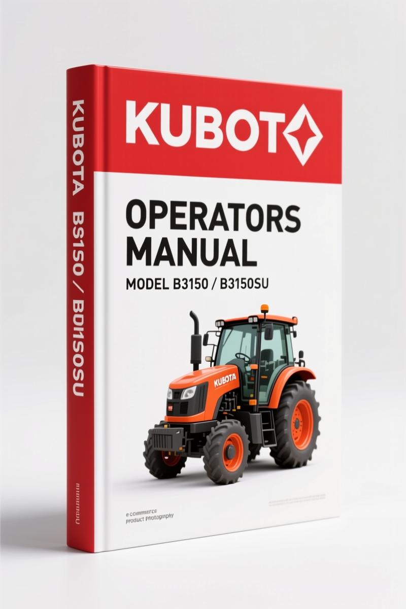 Kubota B3150, B3150SU 2014 Operators Manual – Factory Specs