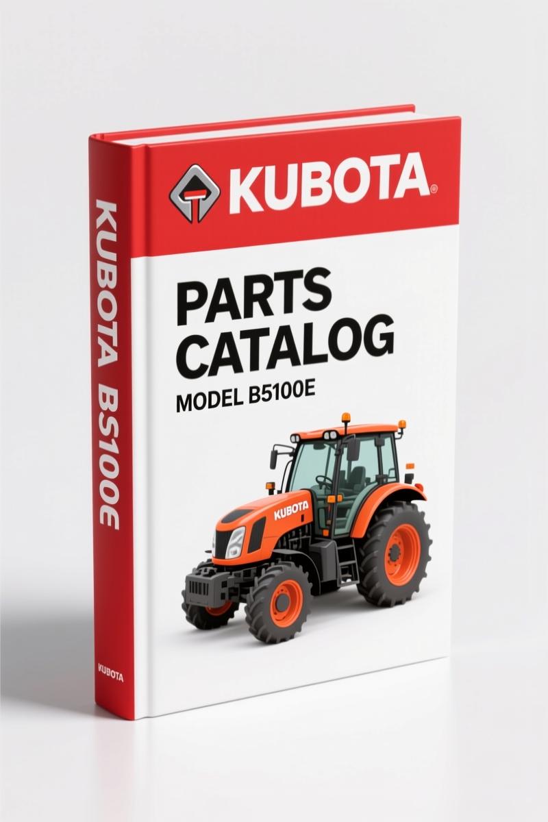 Kubota B5100E Parts Catalog – 125 Pages Factory Exploded-View Diagrams