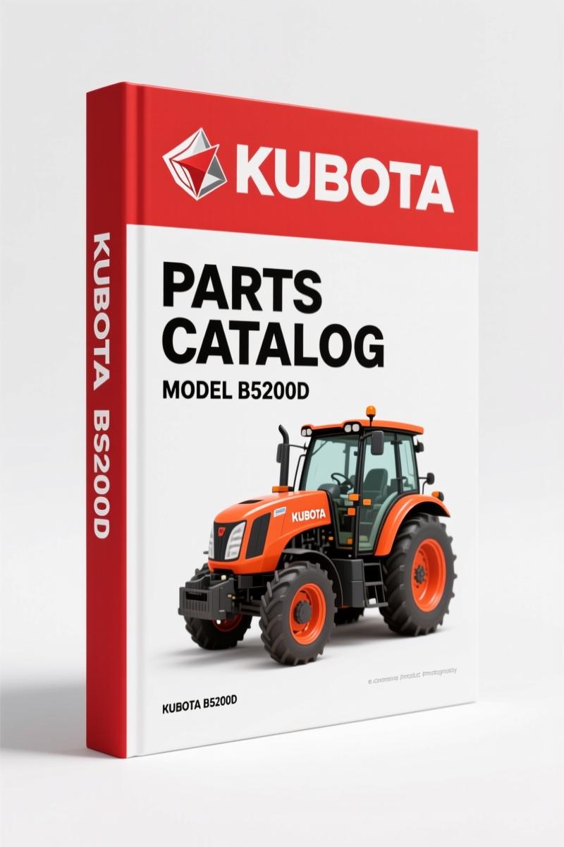 Kubota B5200D Parts Catalog – 178 Pages of OEM Exploded-View Diagrams