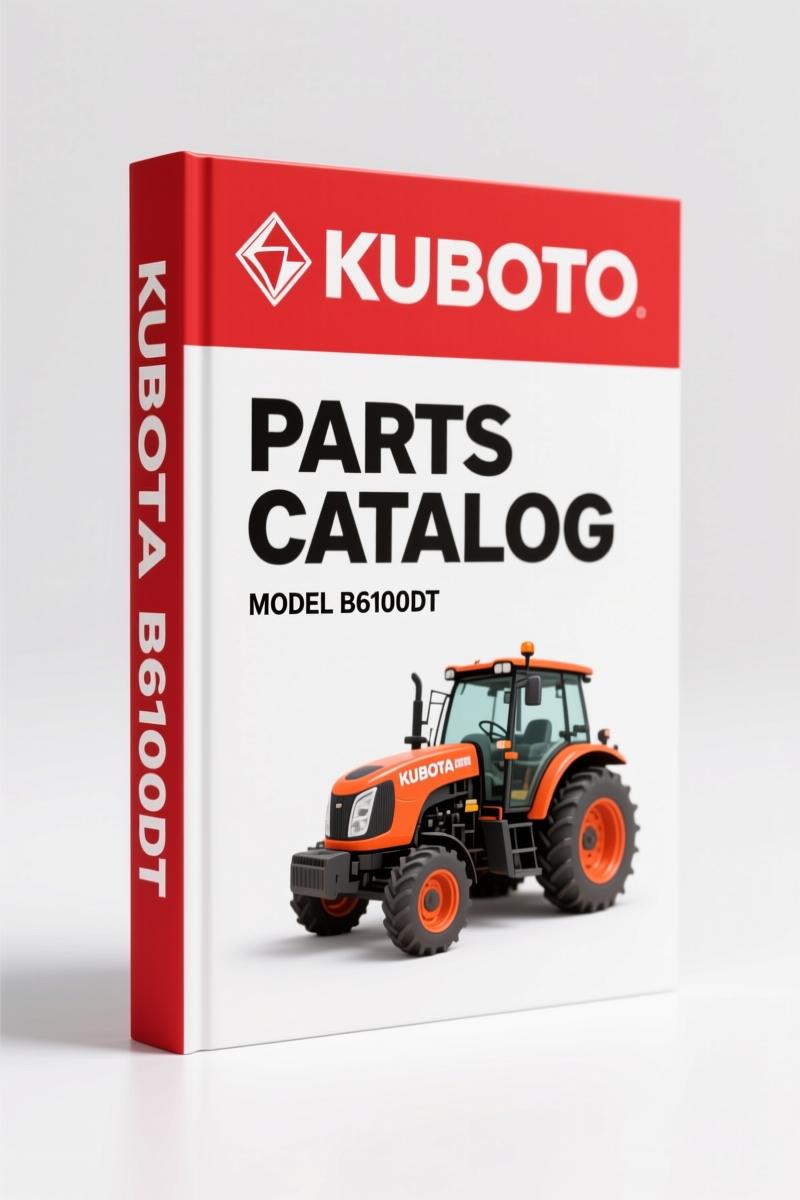 Kubota B6100DT Parts Catalog – 135 Pages OEM Parts Breakdown