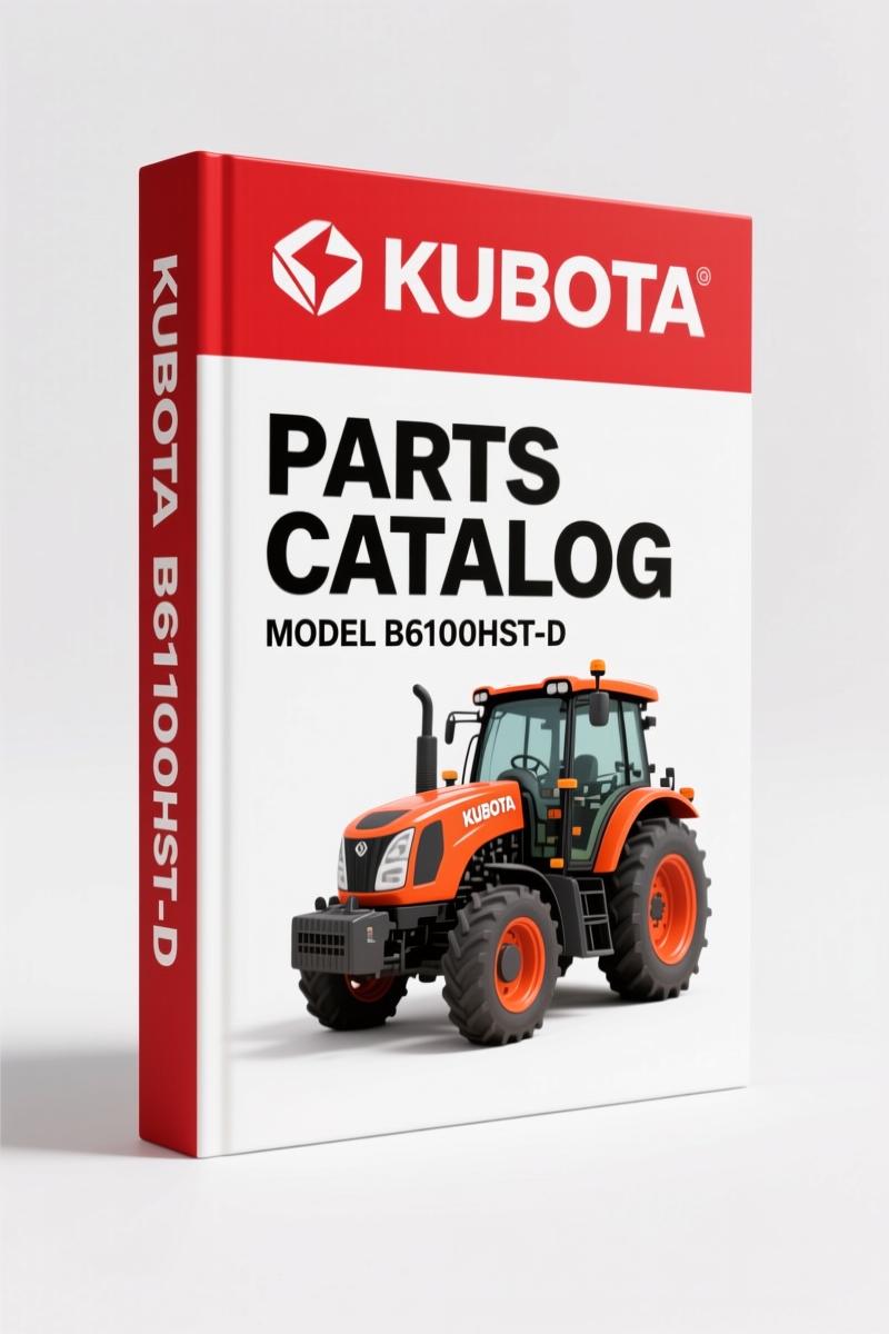 Kubota B6100HST-D Parts Catalog – 138 Pages OEM Exploded-View Diagrams
